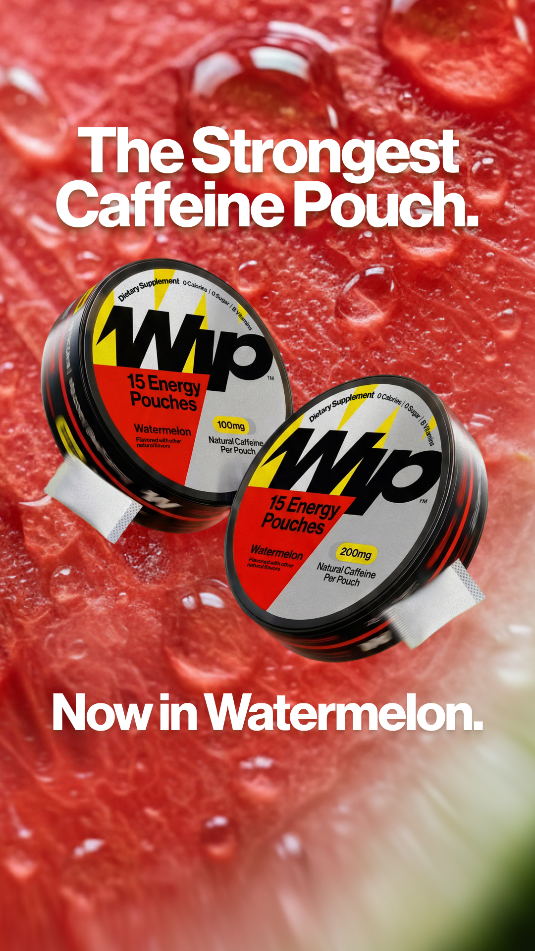 Wip Energy Facebook ad: New Watermelon Flavor Is Here