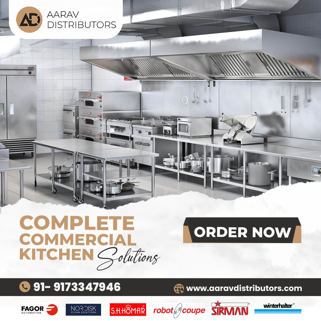 Aarav Distributors Facebook ad: Looking to set up or revamp your commercial…