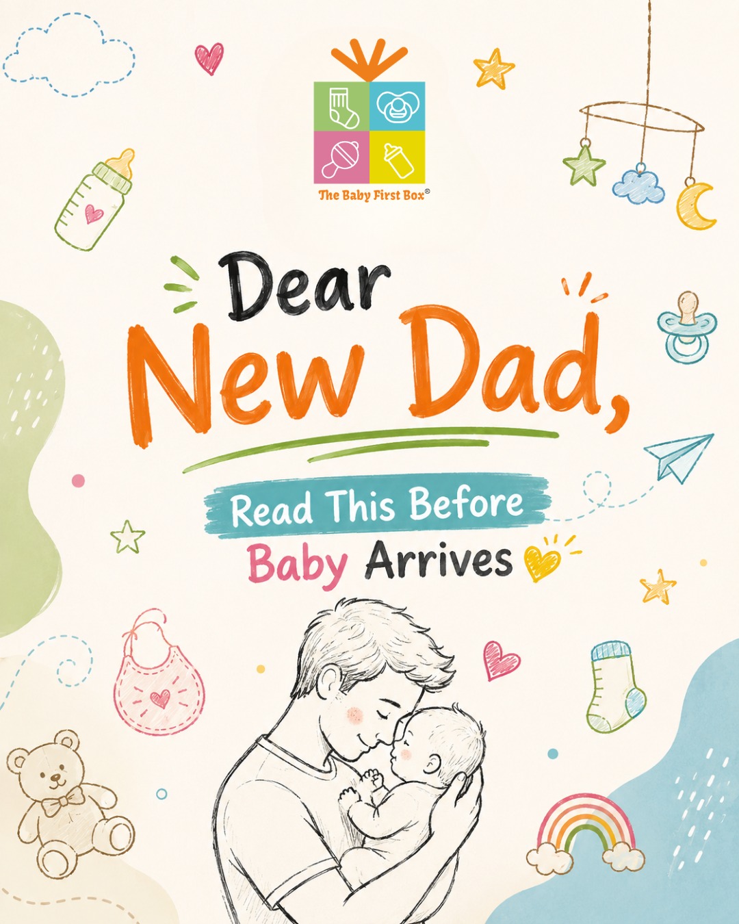 The Baby First Box Facebook ad: Save this and send it to every new…