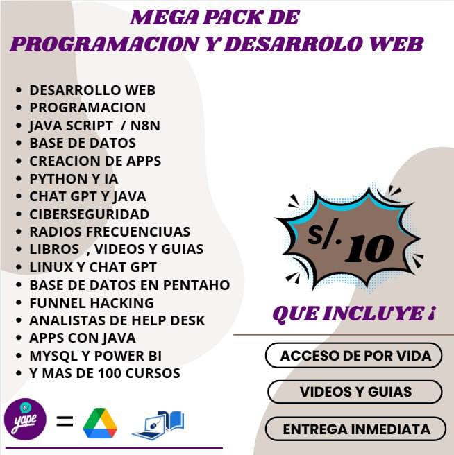 Eliza-Academy Facebook ad: MEGA PACK DE CURSOS