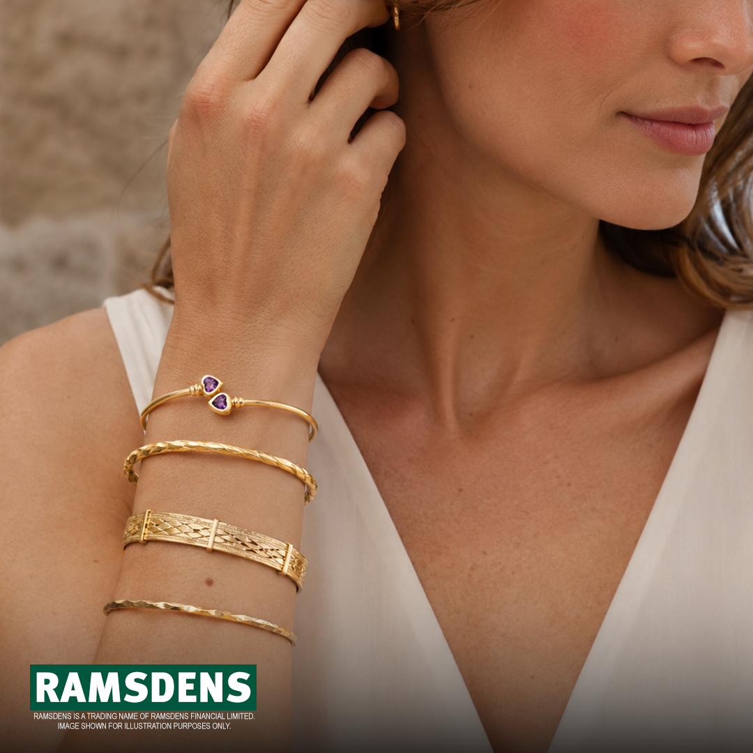 RAMSDENS Facebook ad: Bangles at Ramsdens