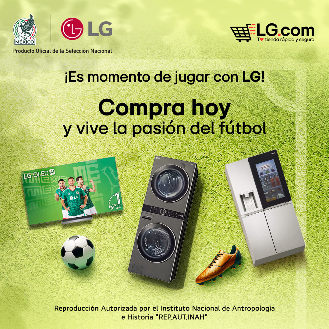 LG Global Facebook ad: ¡Es momento de jugar con LG!