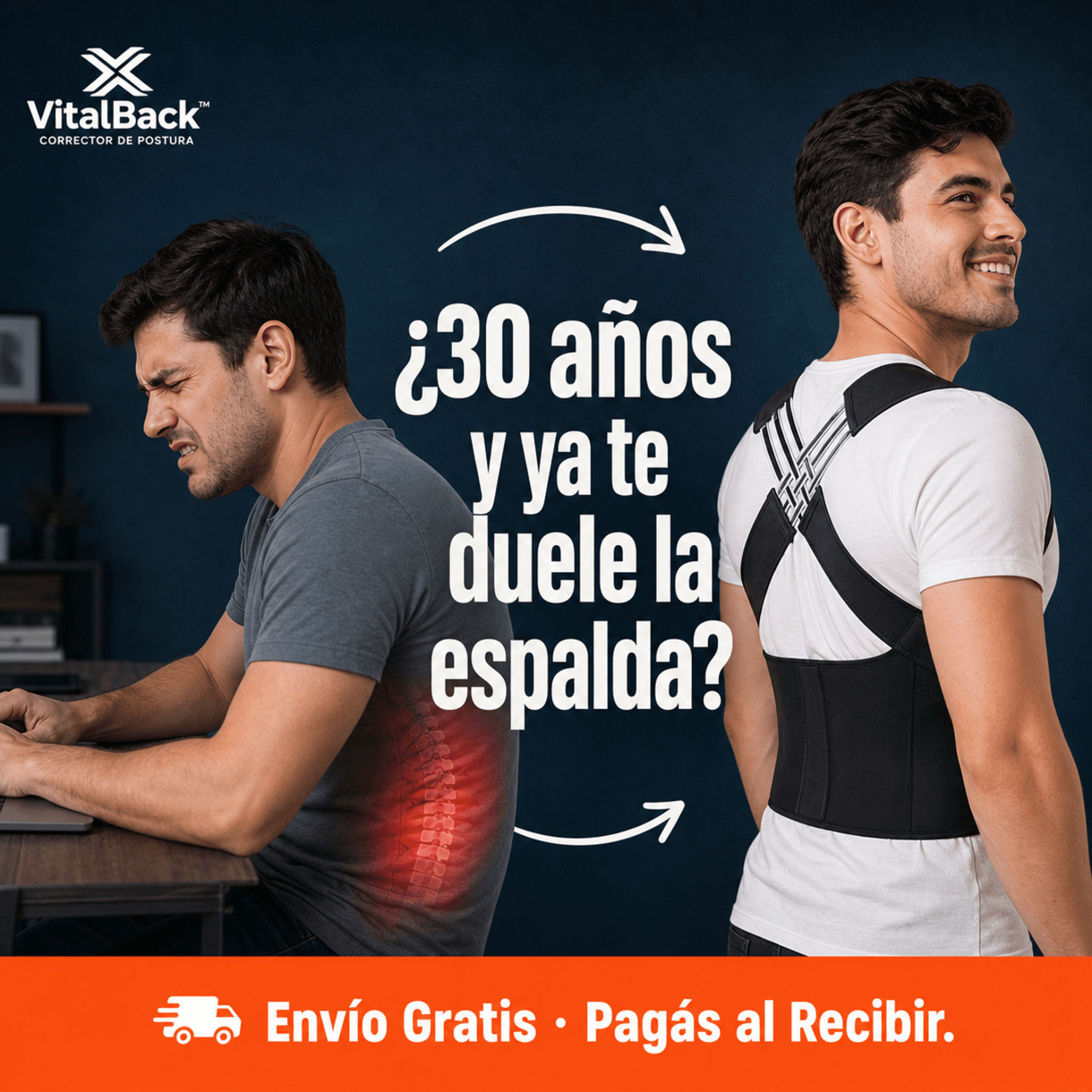 María González - GoShop Facebook ad: ¿Te levantás cada mañana con la espalda hecha…