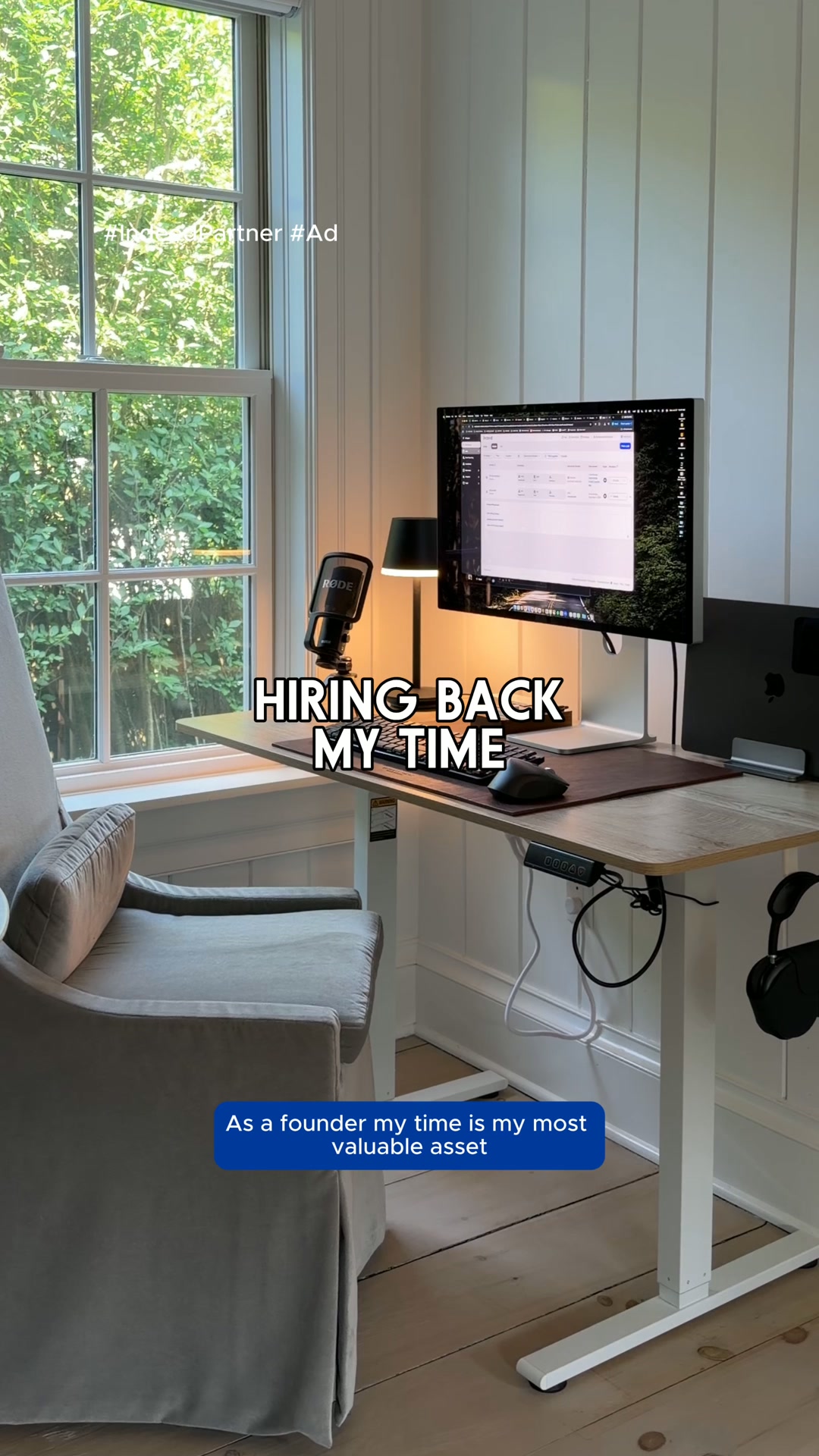 Indeed for Business Facebook ad: Hire teams that click