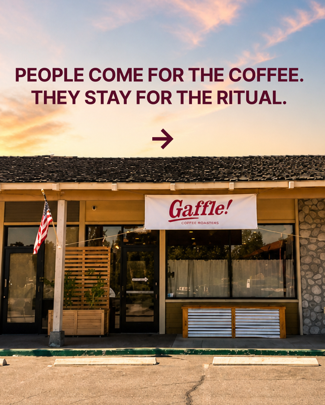 Gaffle Coffee Facebook ad: Temecula's best-kept secret: Cold-drip only, lower acidity…