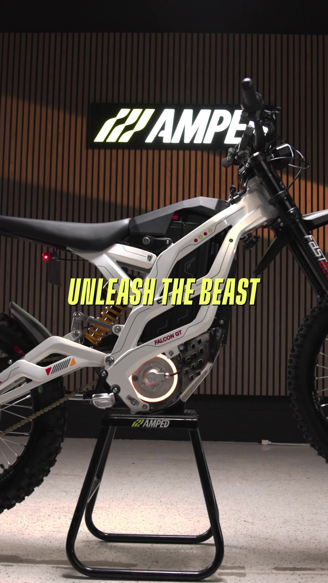 Amped Bikes Facebook ad: Everyone told me electric couldn't compete with gas.