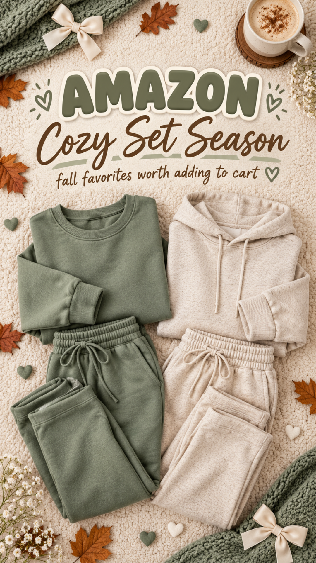 Kortney and Karlee Facebook ad: Fall Matching Sets on Amazon