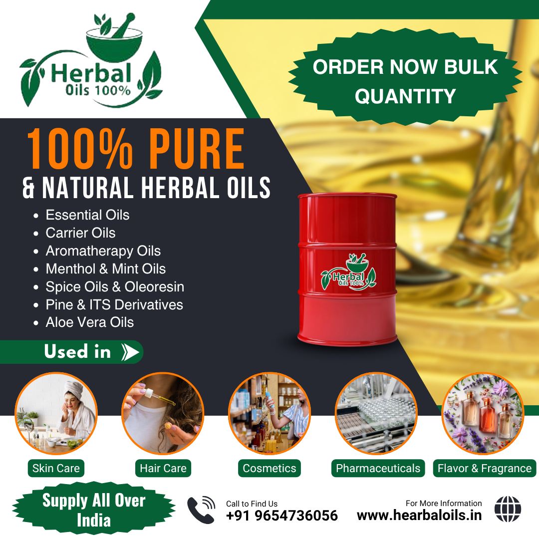 Herbal Essential Oil Industries Facebook ad: Trusted manufacturer & exporter of pure essential oils…