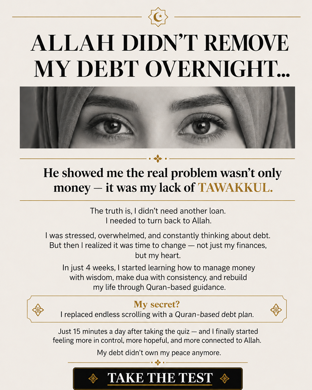 Advice from Imam Ibrahim Facebook ad