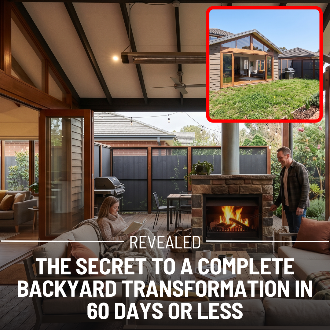 Outdoor InDesign Facebook ad: Upgrade Your Backyard In 60 Days Or Less