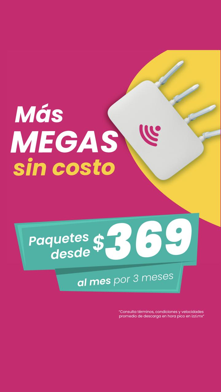 Internet y televisión izzi Facebook ad from Nov 5, 2025