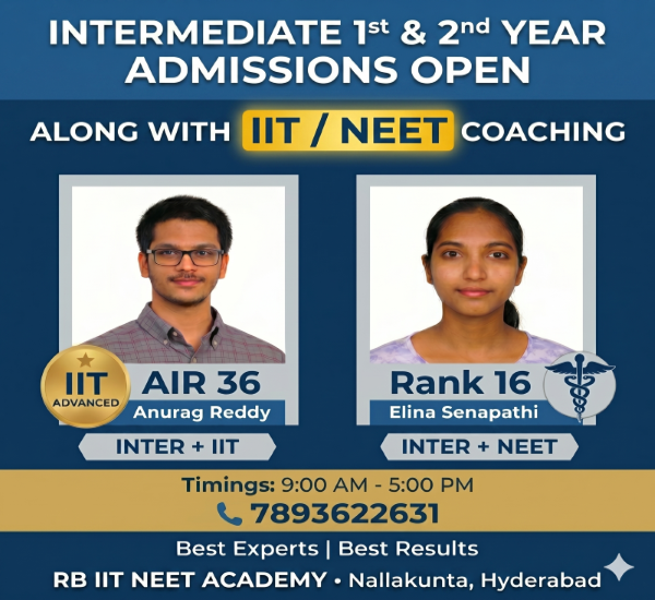 RB IIT NEET Academy Facebook ad: RB IIT NEET ACADEMY offers coaching for INTER…