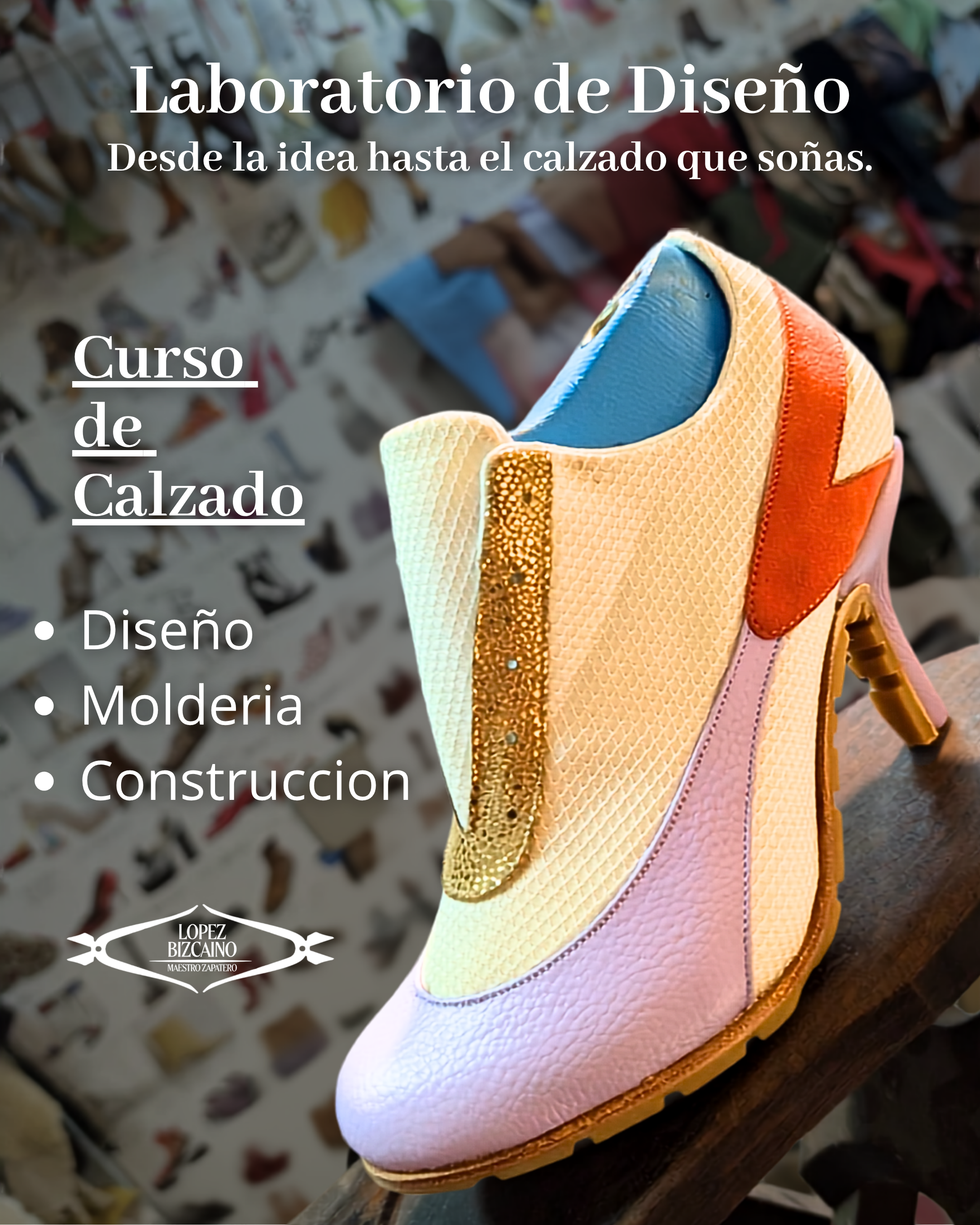Curso de Zapatería Lopez Bizcaino Facebook ad: Esto no es IA, fue creado en nuestro…