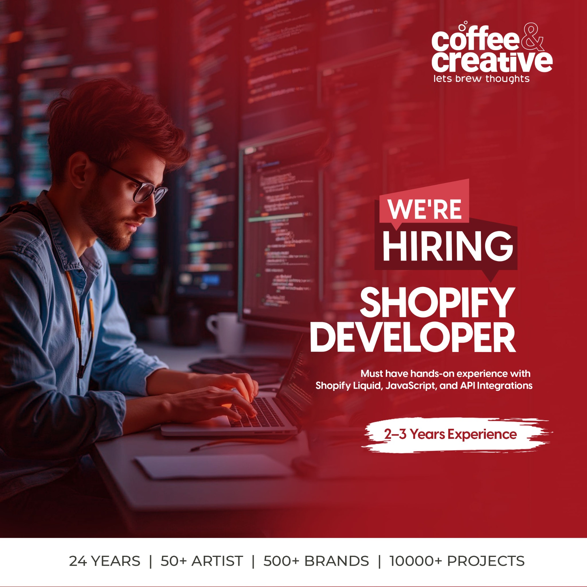 Coffee & Creative Facebook ad