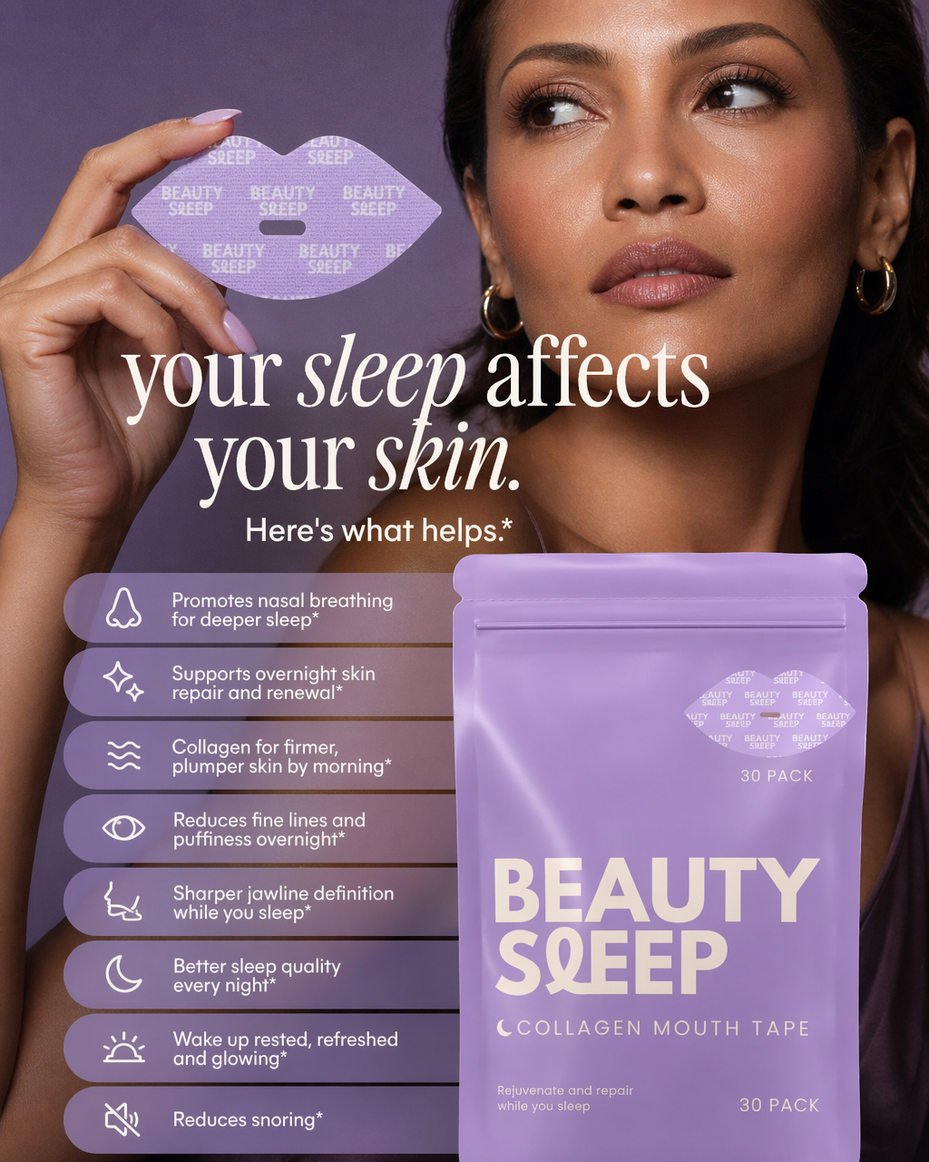 Beauty Sleep Facebook ad