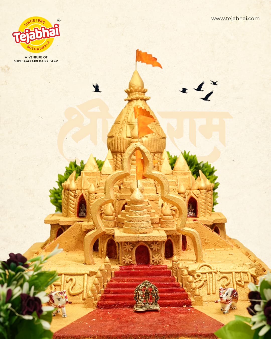 Tejabhai Mithaiwala Facebook ad: Sweetness Meets Spirituality