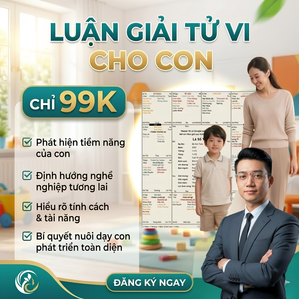 Tử Vi Quốc Phong Facebook ad: Cha mẹ nào cũng muốn con thành công…
