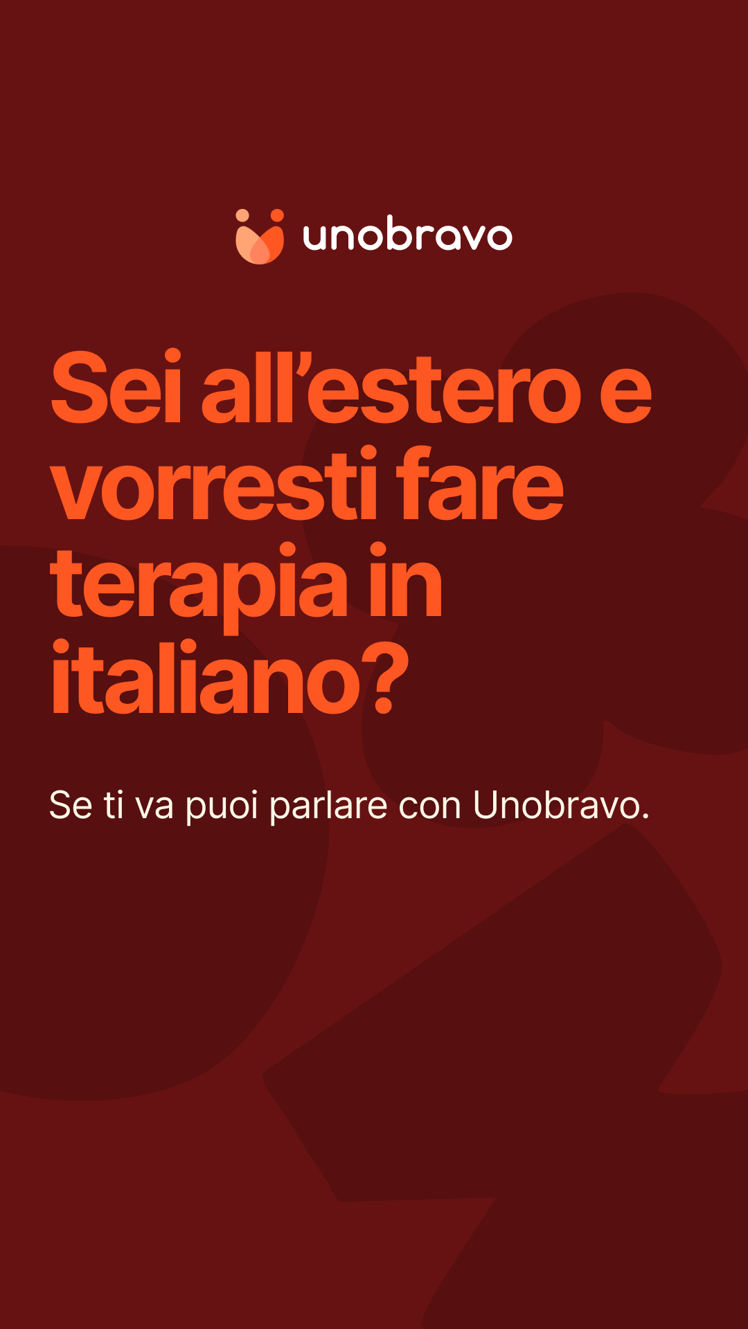 Unobravo Facebook ad