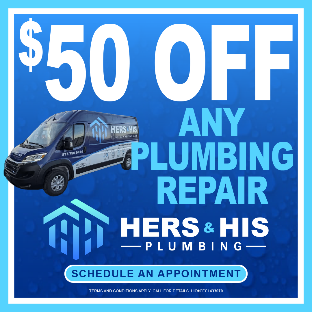 Hers & His Plumbing Facebook ad
