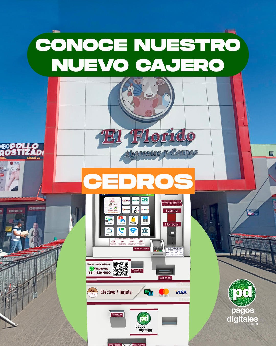Pagos Digitales Tijuana Facebook ad: ¡Paga tus servicios mientras haces el súper!