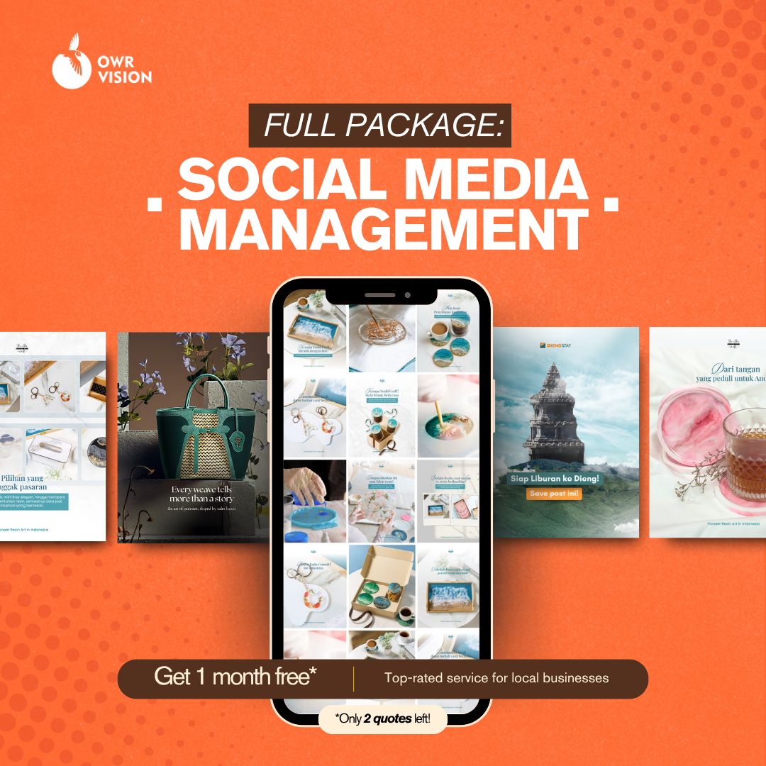 Owr Creative Facebook ad: Capek jadi marketing manager merangkap admin sosmed…