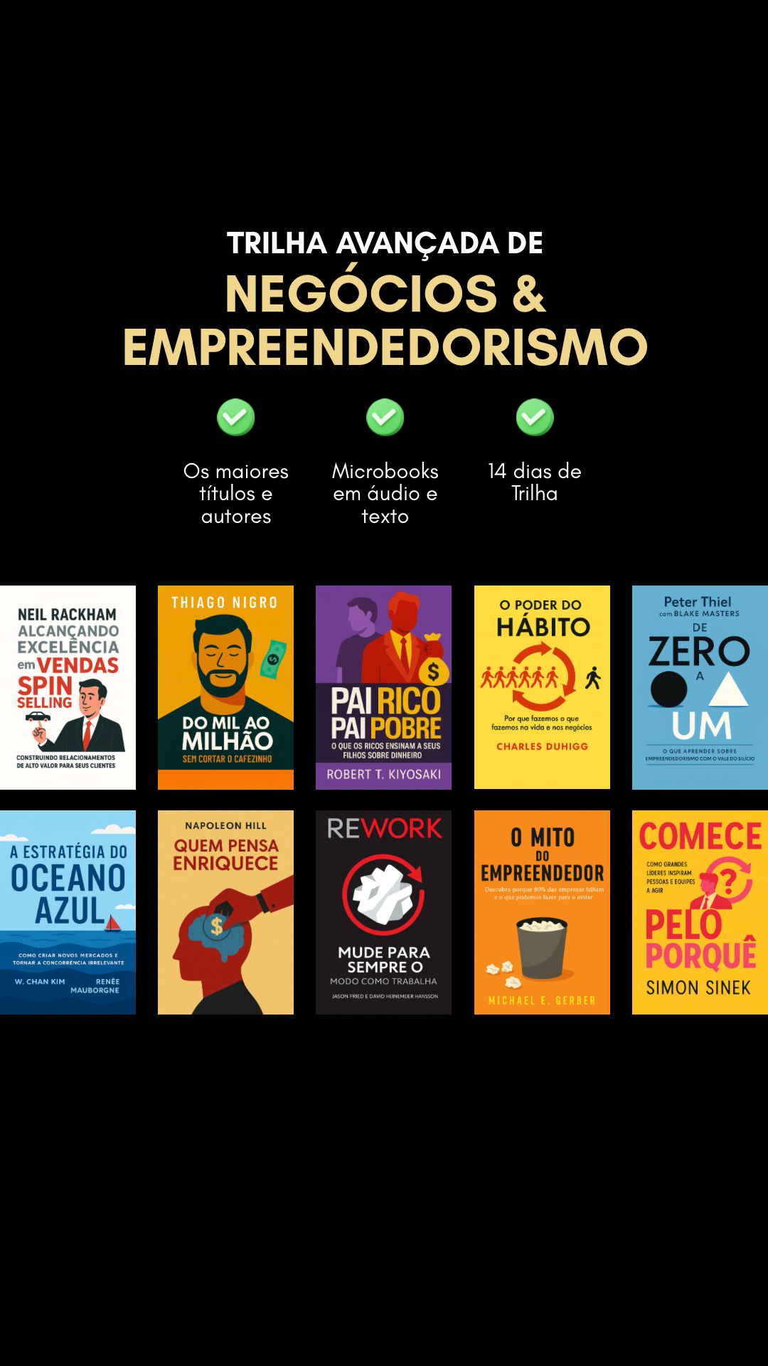 12min - Resumos de Livros Facebook ad