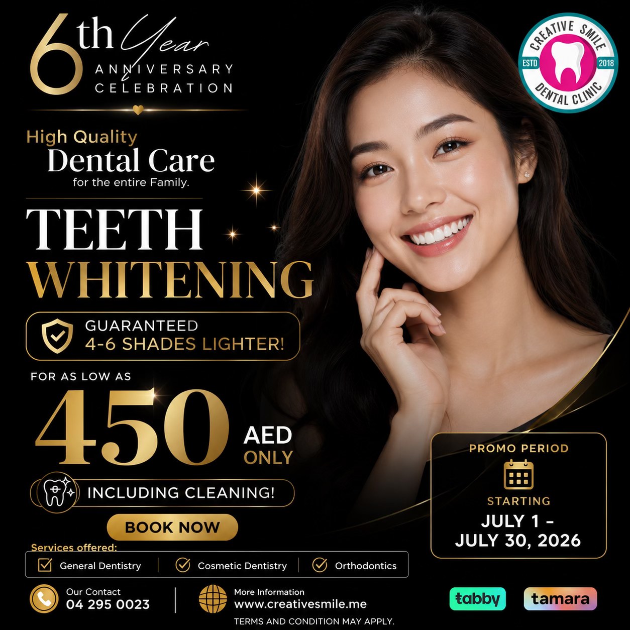 Creative Smile Dental Clinic Al Rigga Facebook ad