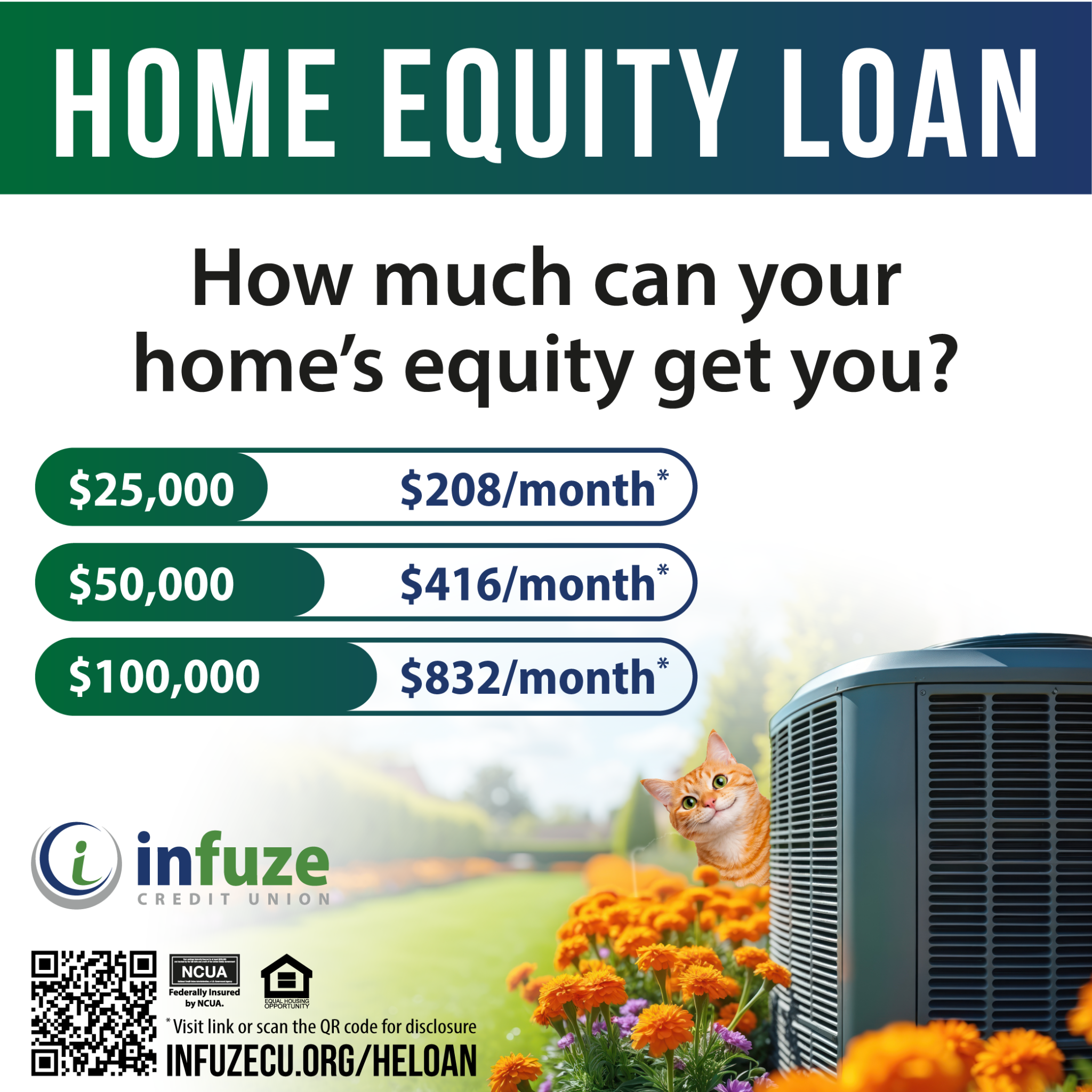Infuze Credit Union Facebook ad