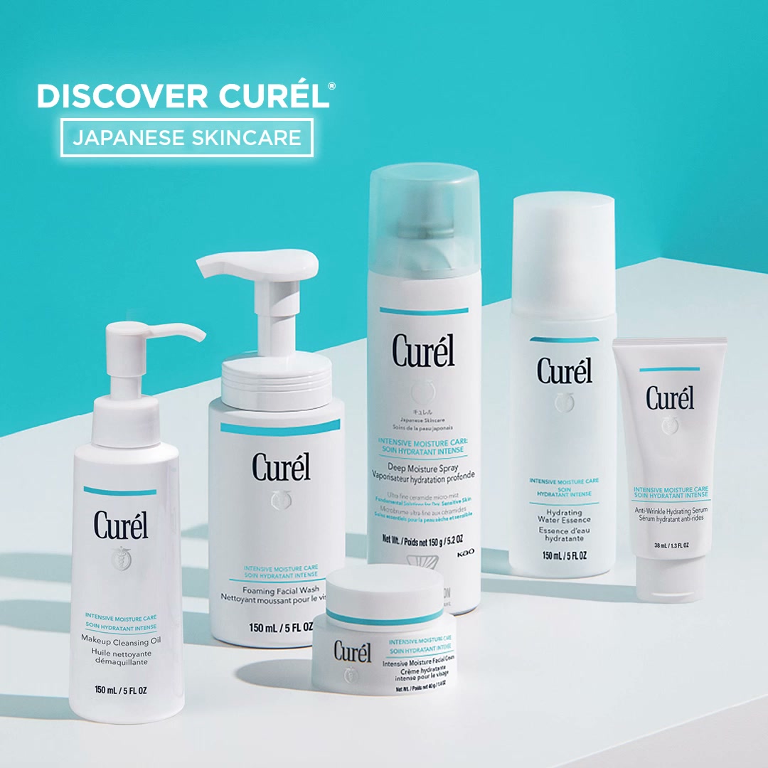Curél Japanese Skincare Facebook ad: NEW Curél Ceramide Care System