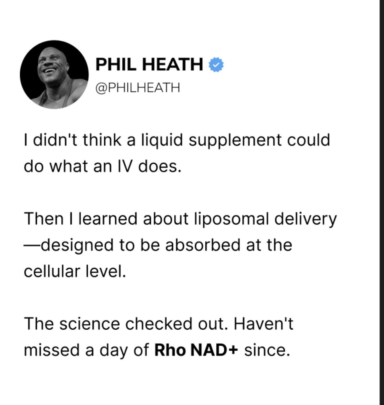 Phil Heath Facebook ad