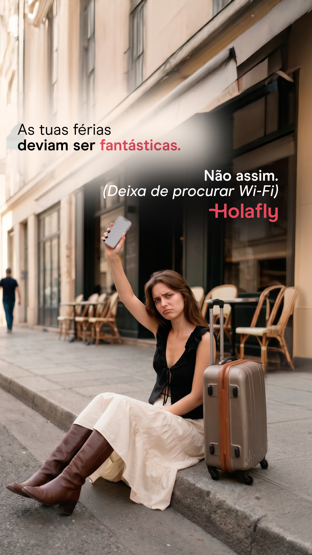 Holafly Portuguese Facebook ad