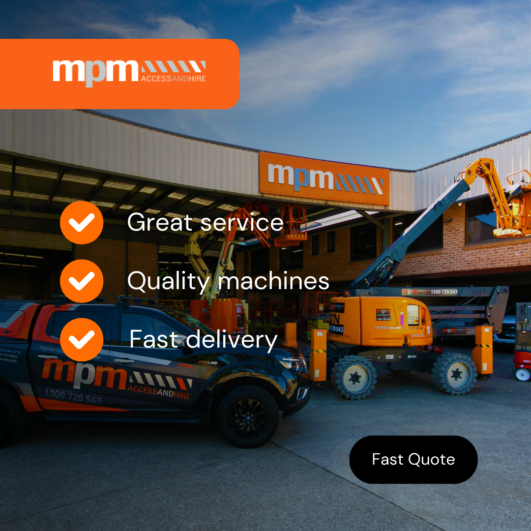 MPM Access and Hire Facebook ad: Leading EWP & Access Hire in Sydney | Great Service | Over…