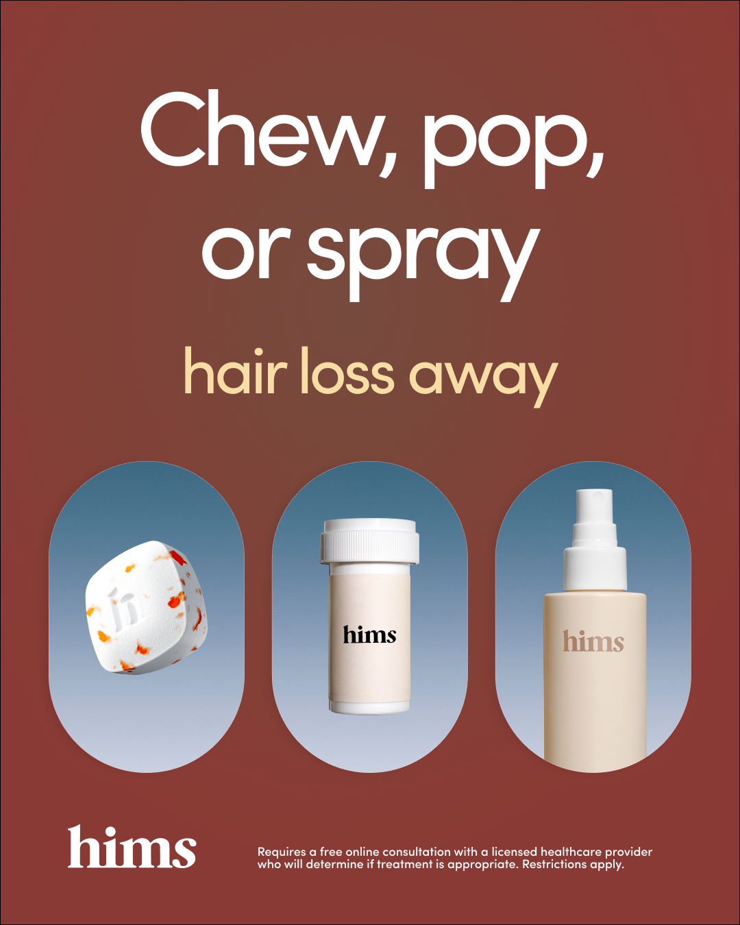 hims Facebook ad