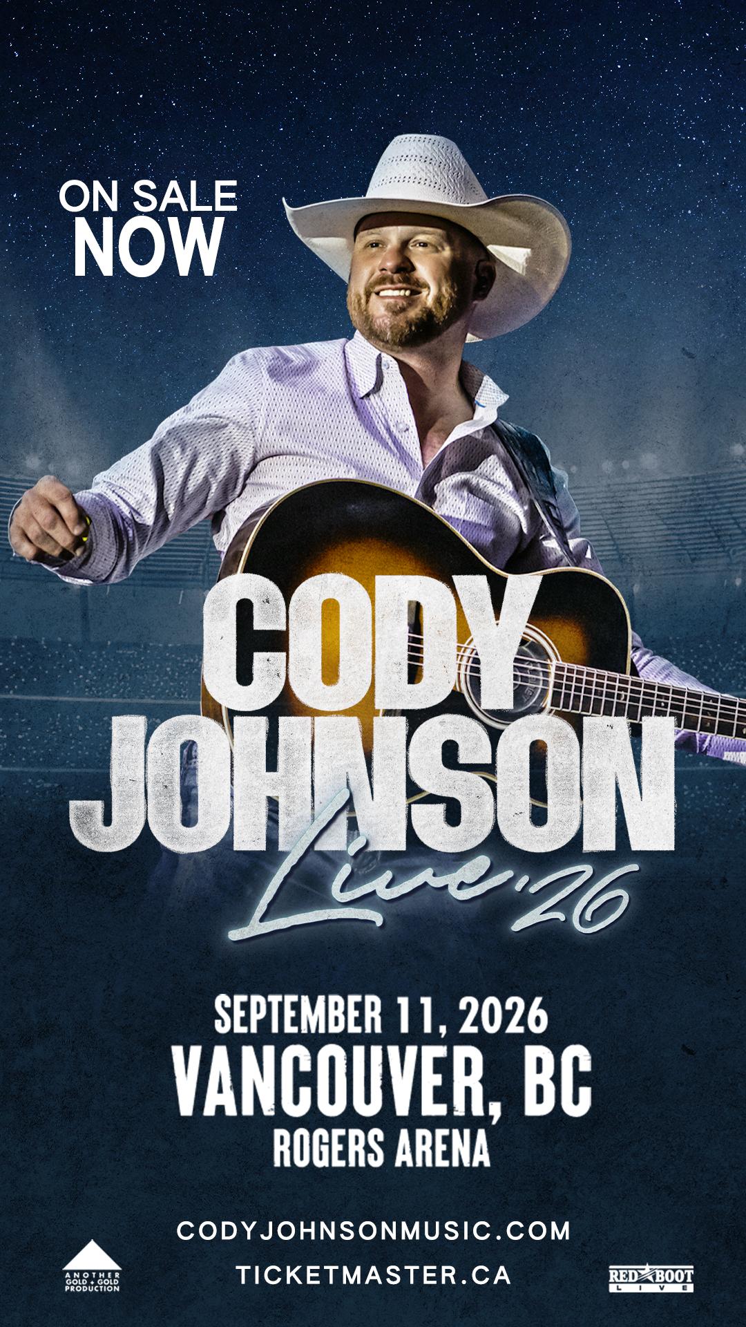 Cody Johnson Facebook ad from Aug 18, 2026