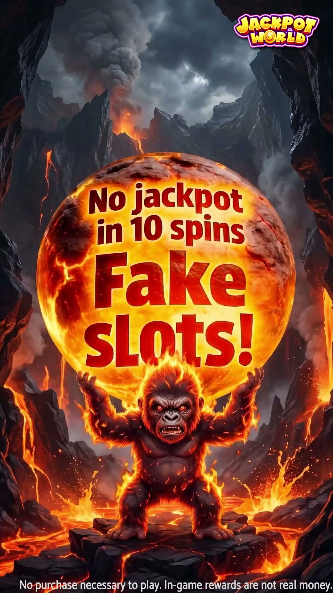 Jackpot World Casino Facebook ad: Claim 6,000,000 Free Coins!