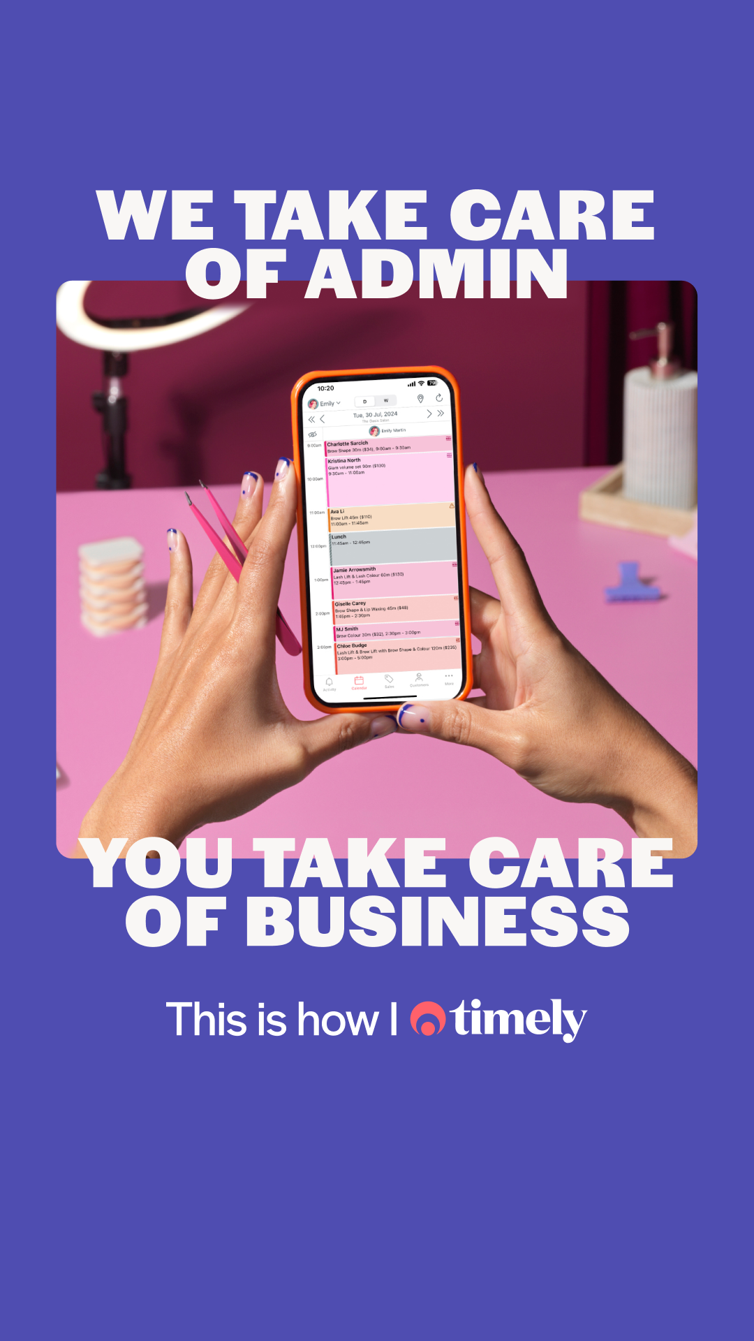 Timely Appointment Software Facebook ad