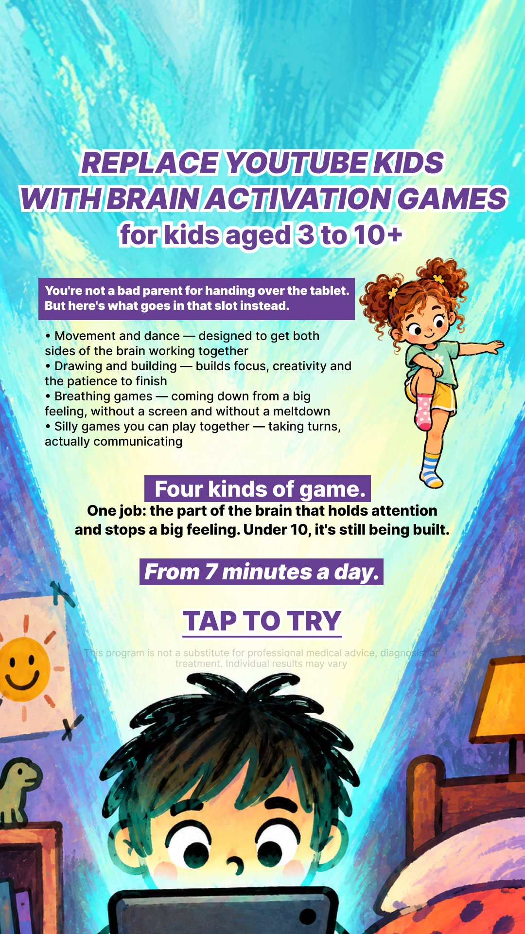 The Calm Child Method Facebook ad