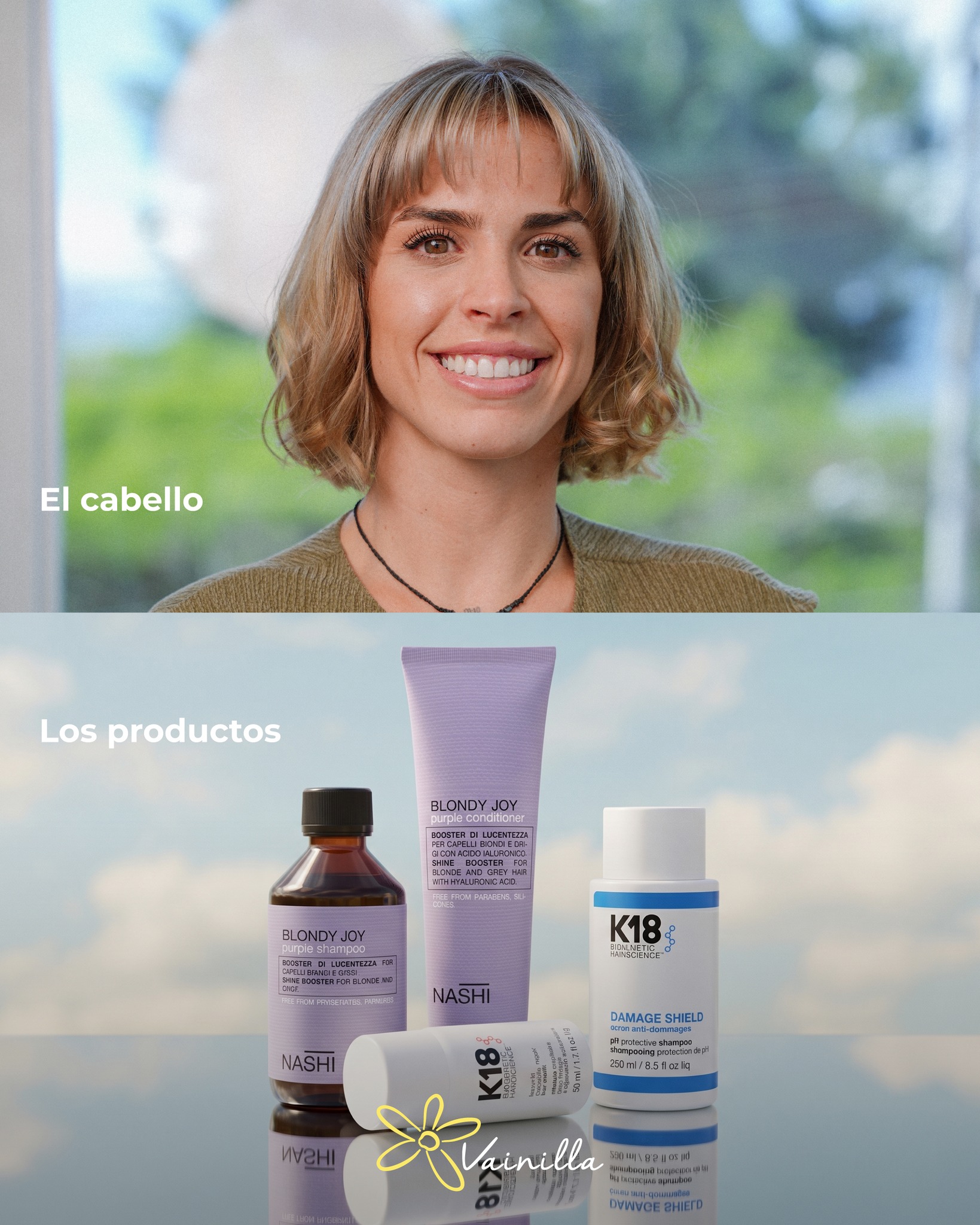 Vainilla Beauty Facebook ad: No es magia… son los productos correctos