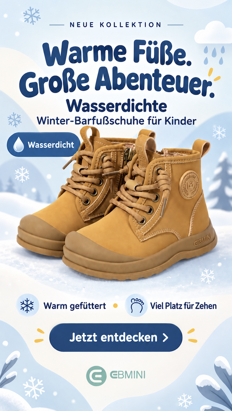 Ebmini - Kinder Barfußschuhe Facebook ad