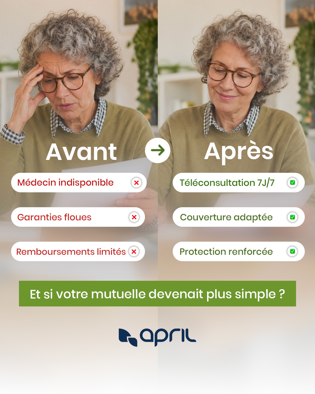 APRIL Facebook ad