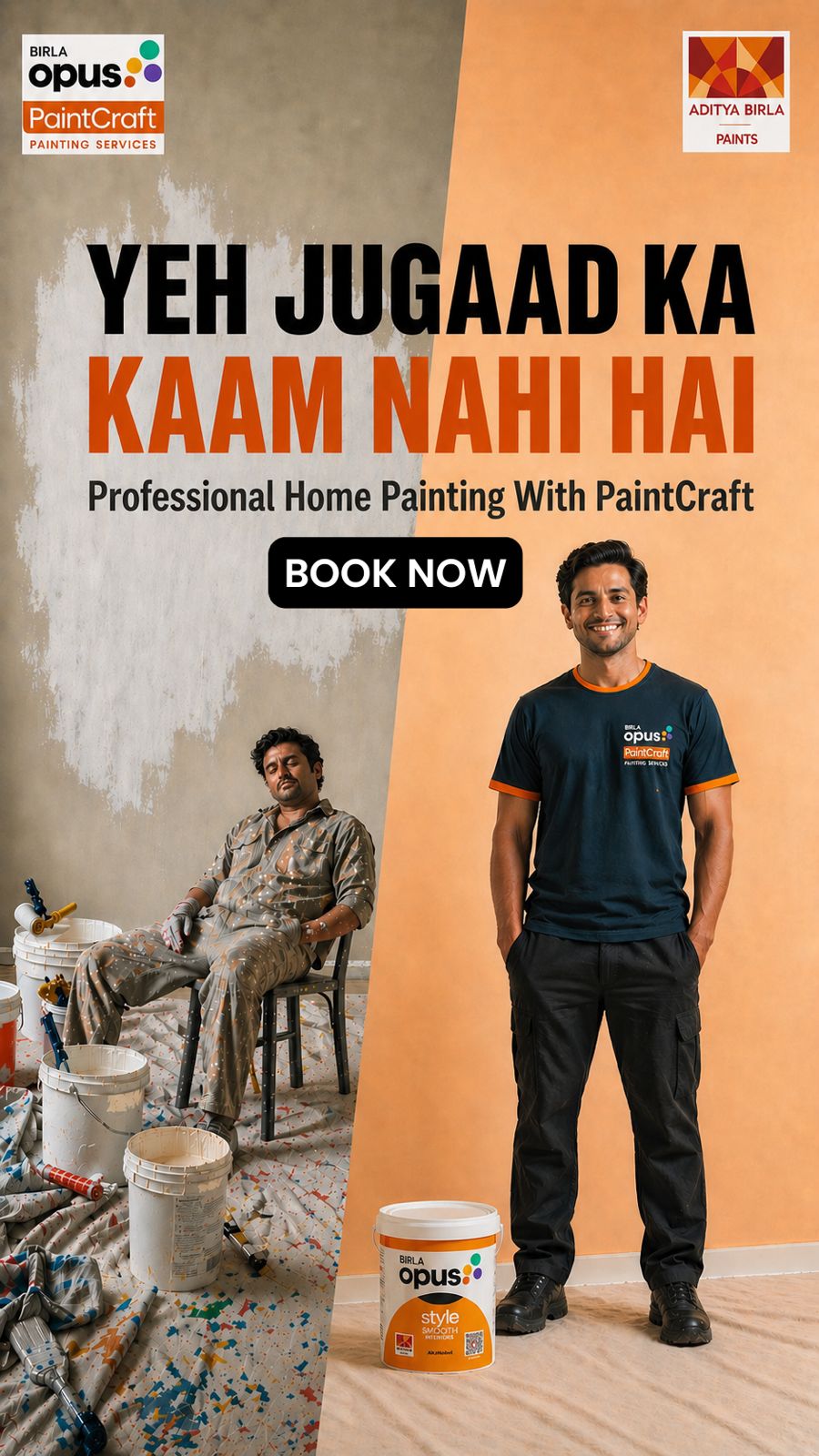 Birla Opus PaintCraft Facebook ad from Aug 18, 2026