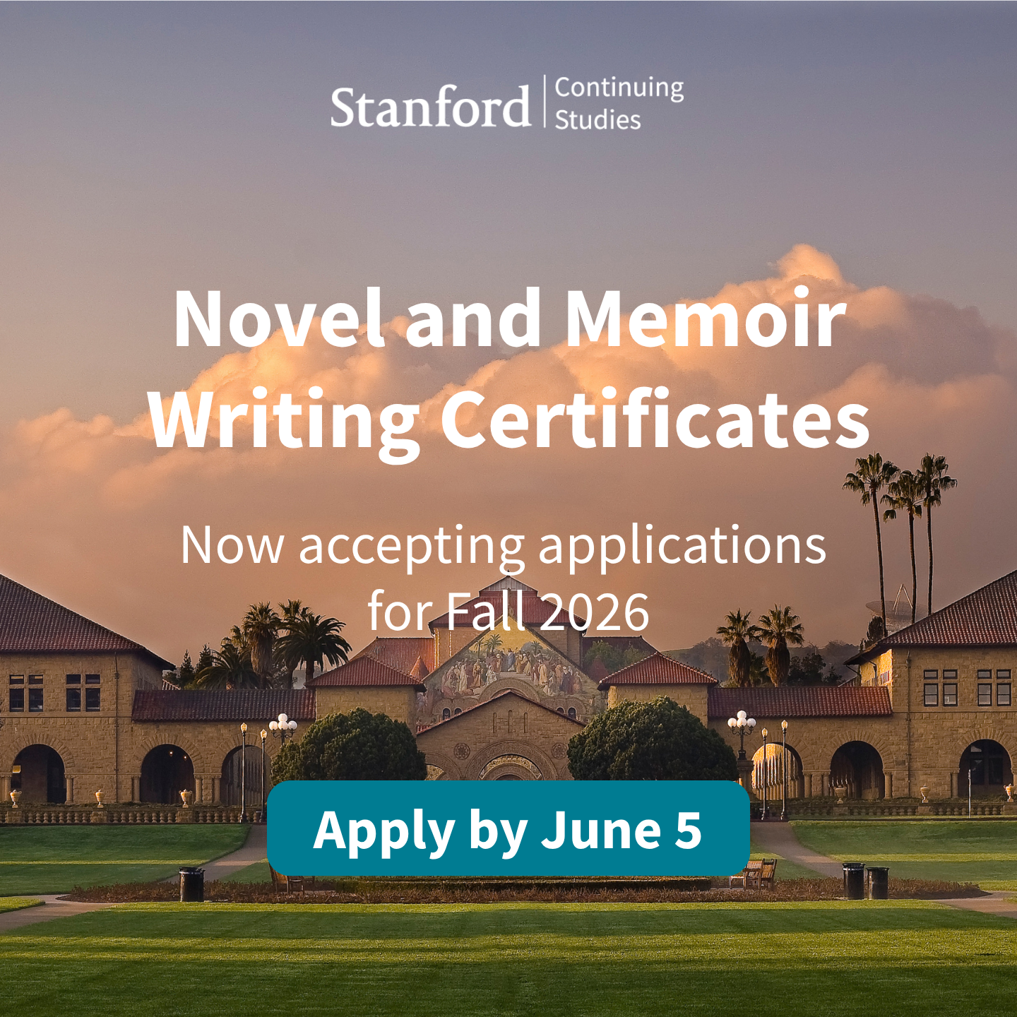 Stanford Continuing Studies Facebook ad