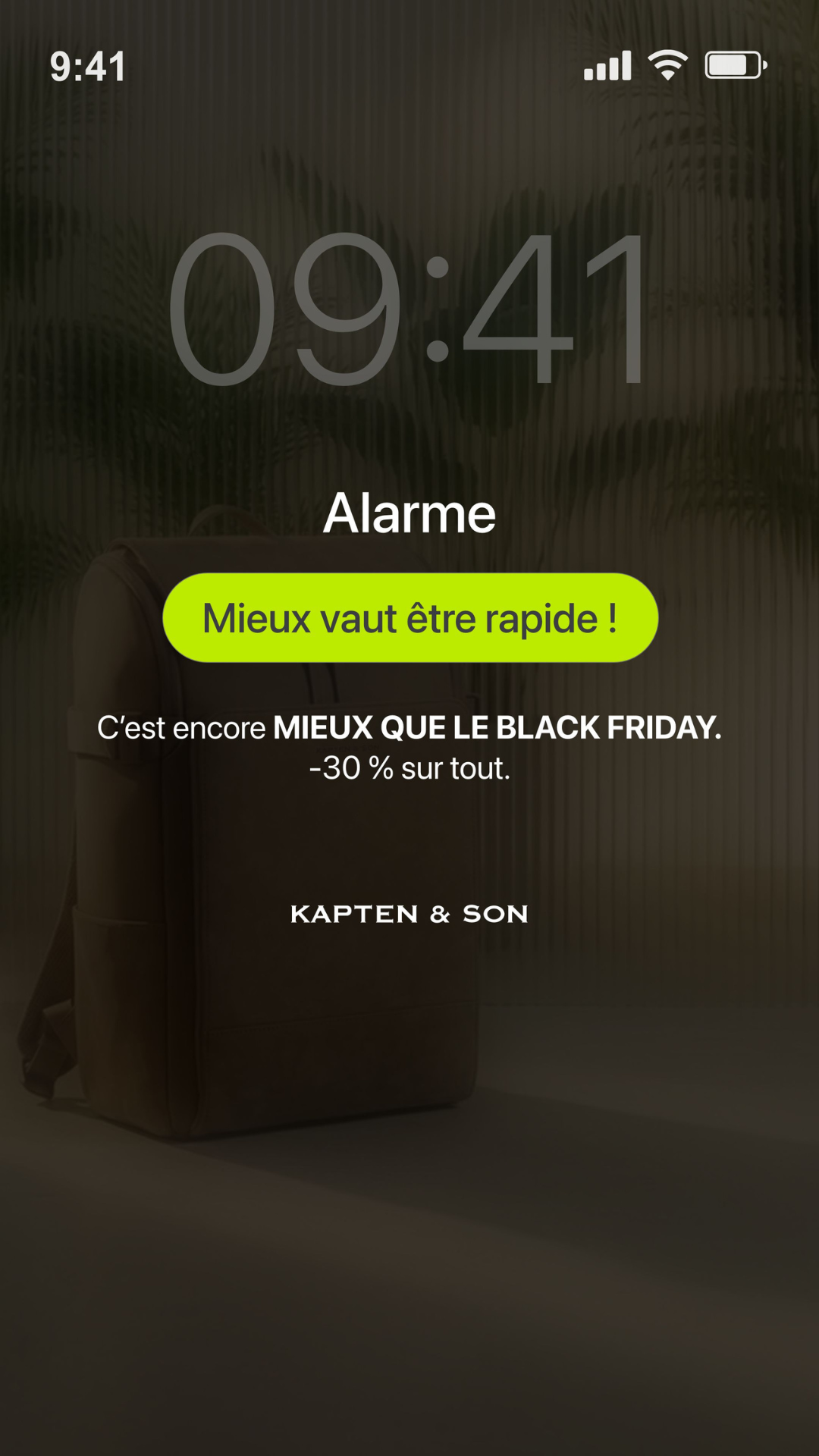 KAPTEN & SON Facebook ad