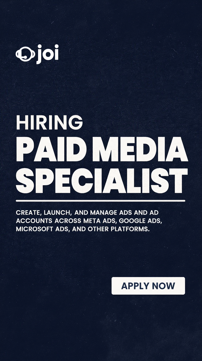 JOI Facebook ad from Aug 13, 2026
