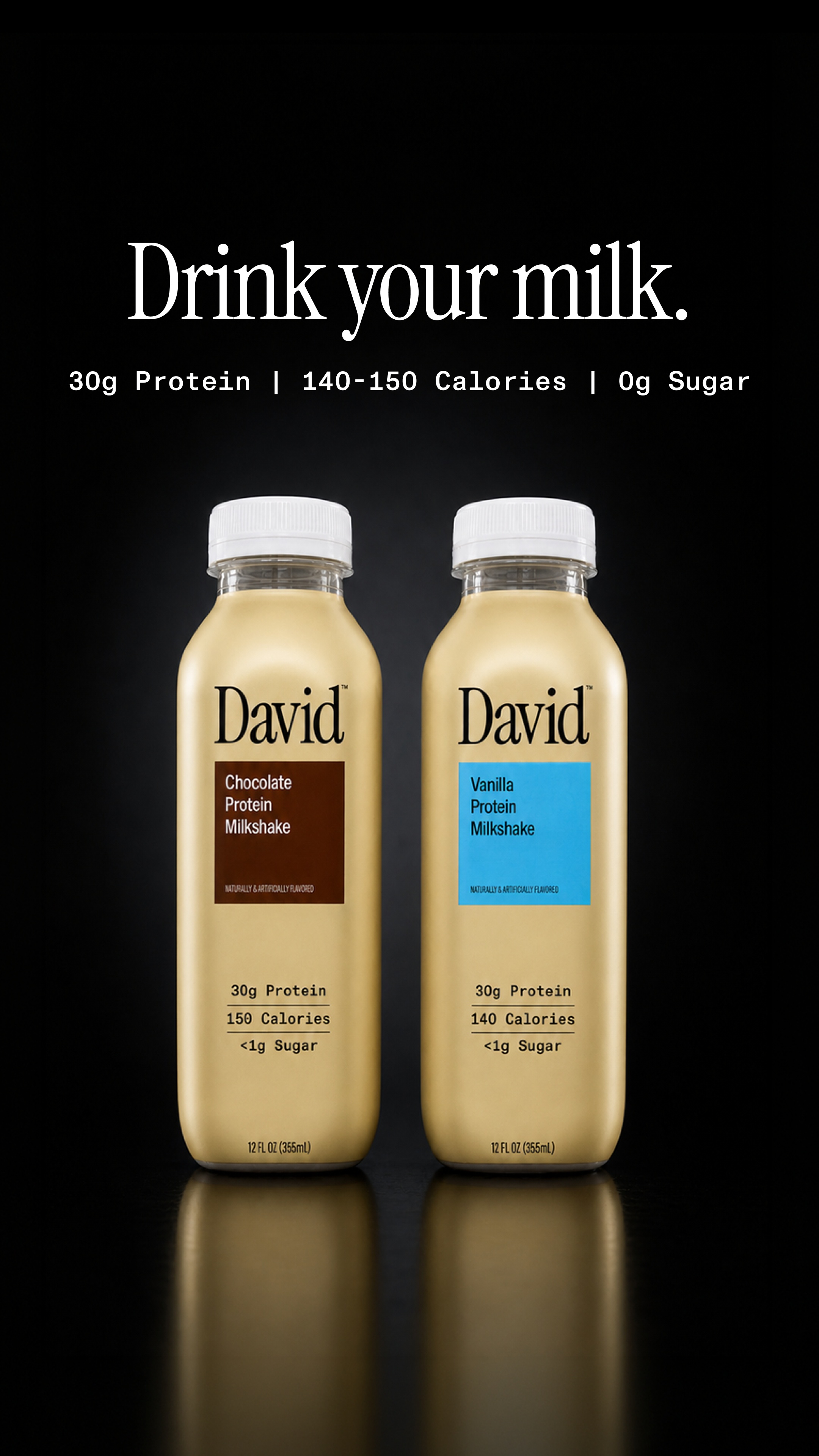 David Protein Facebook ad