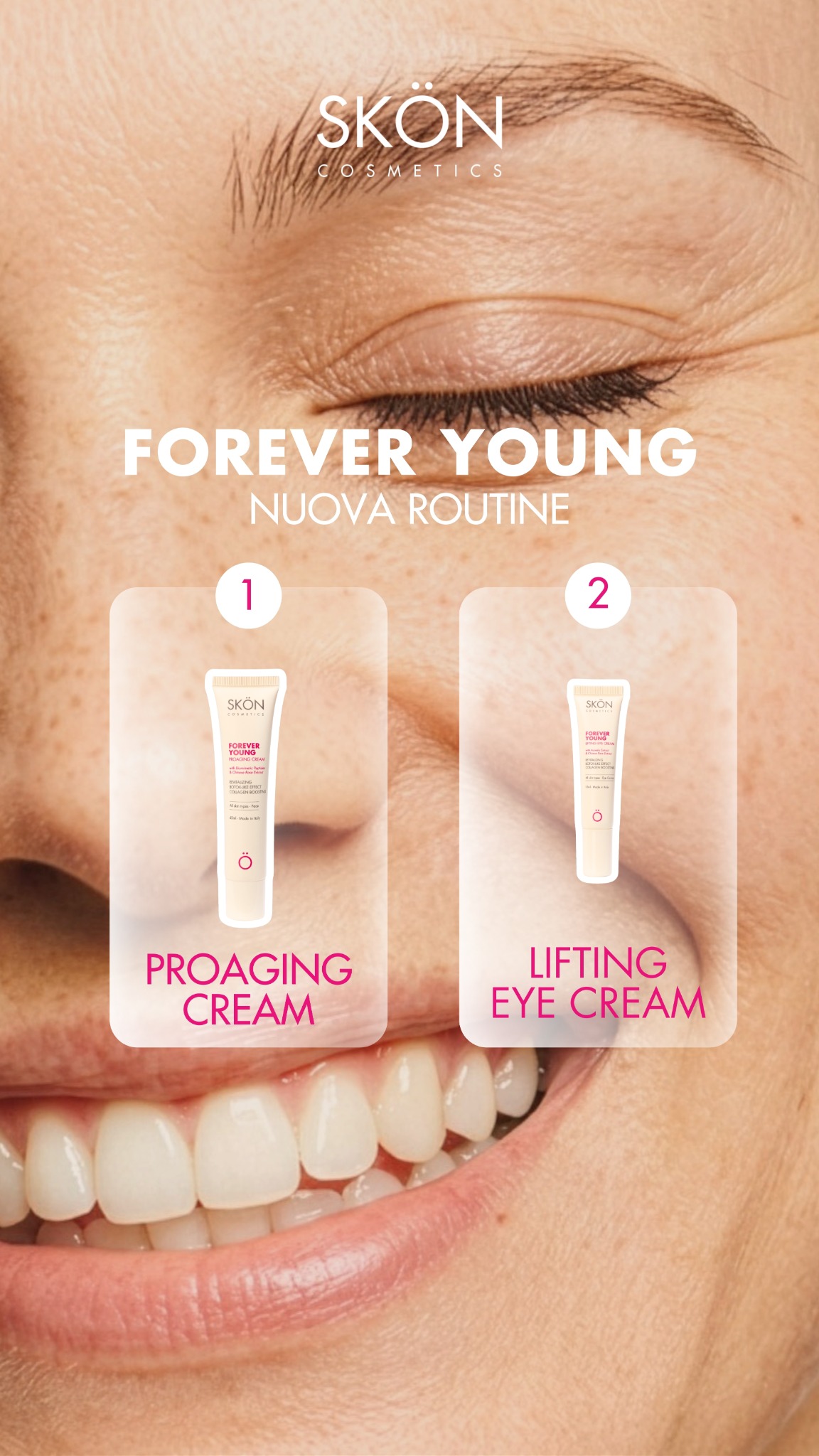 SKÖN Cosmetics Facebook ad