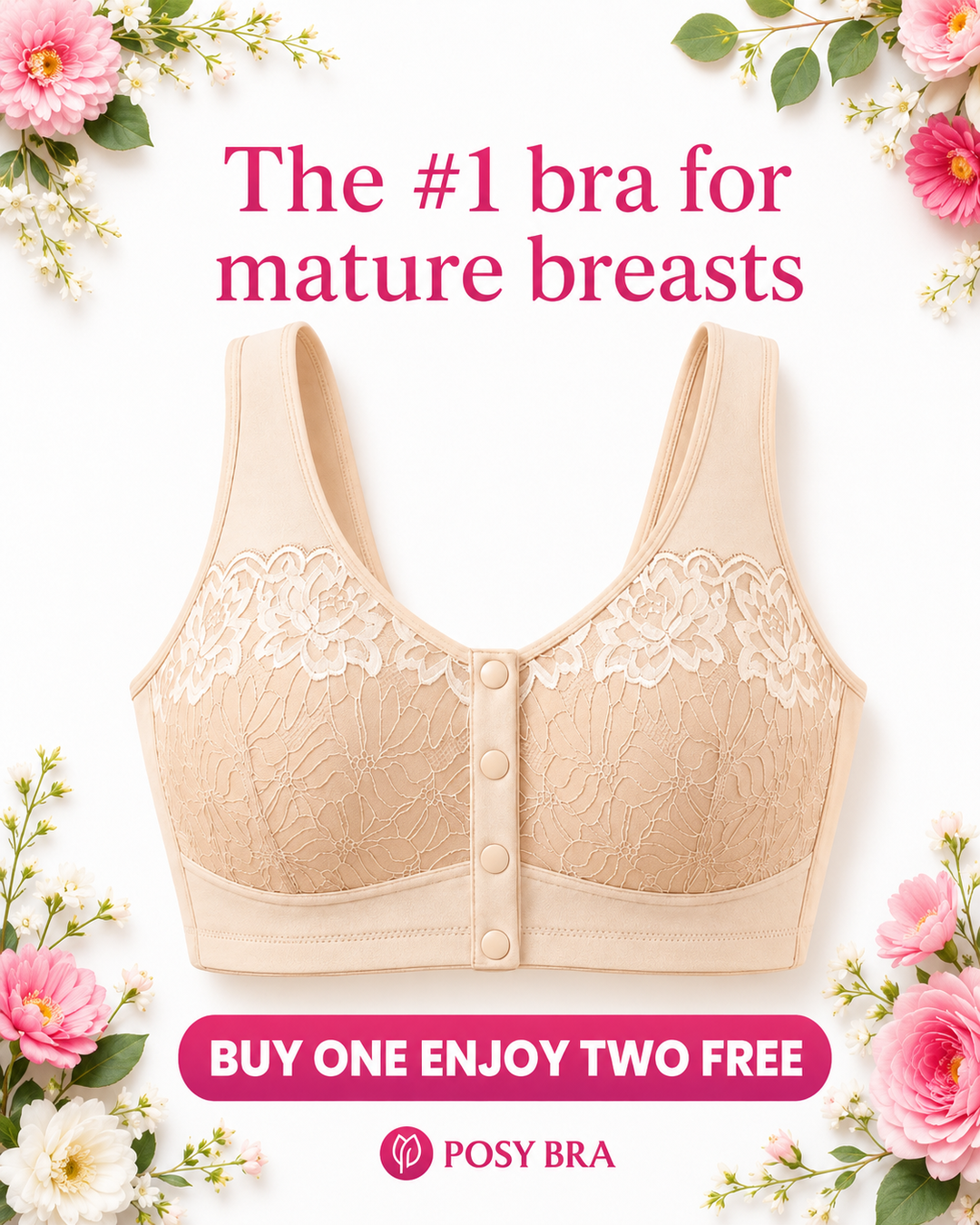 Jenna Chic Facebook ad: Top Wireless Support Bra