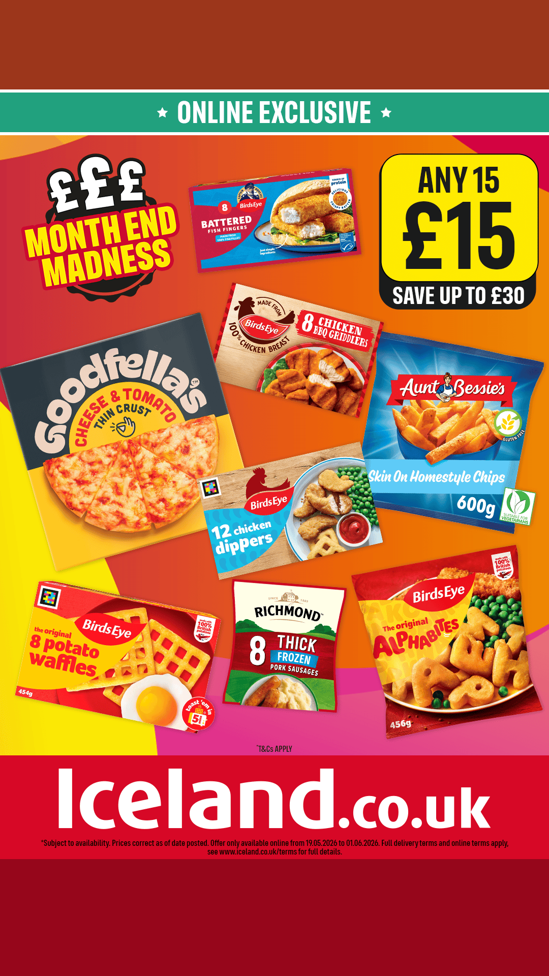 Iceland Foods Facebook ad