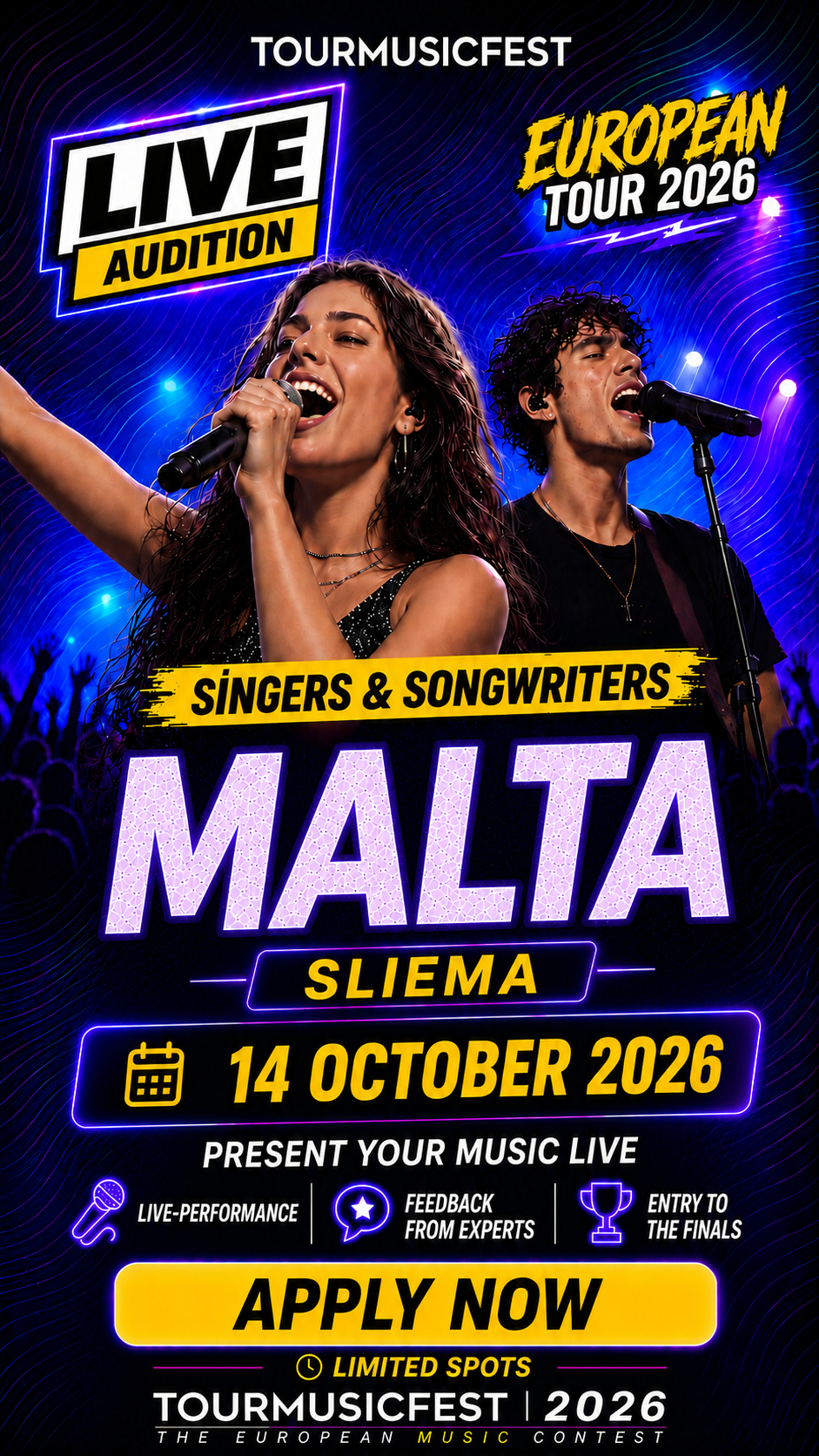 Tour Music Fest Facebook ad from Aug 11, 2026