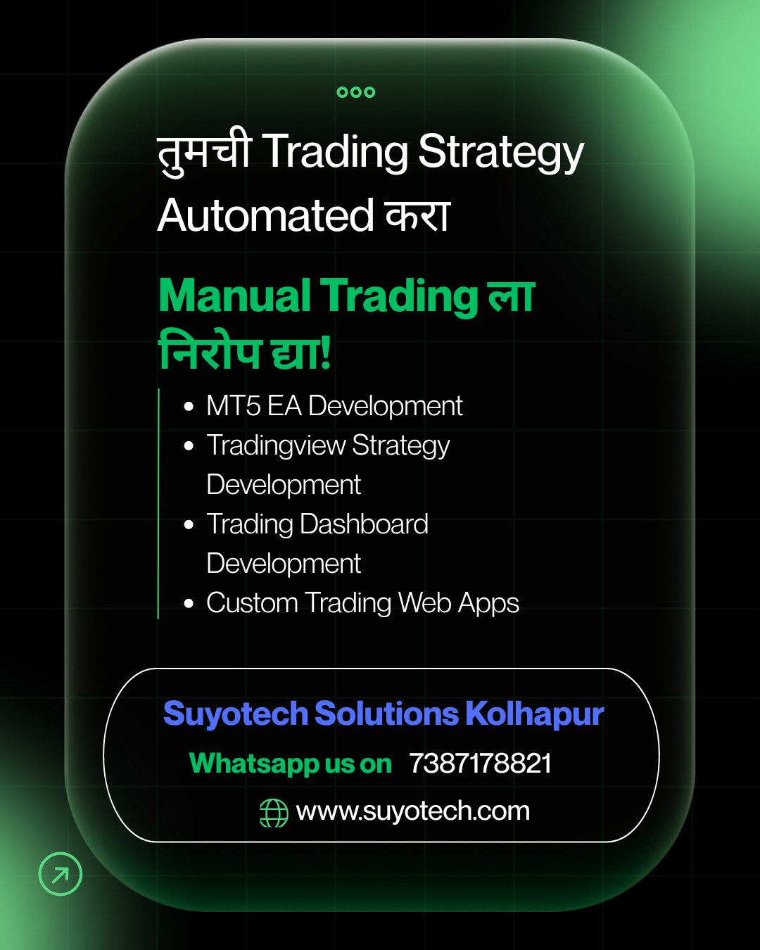 Suyotech Solutions Facebook ad: कोल्हापूर आणि महाराष्ट्रातील Traders साठी खास